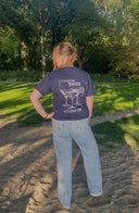 Dark navy cocktail tee