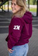 Wine red hoodie