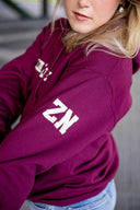 Wine red hoodie